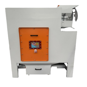 Máquina de granallado para fundición de latón, componentes principales para limpieza de arena: PLC, motor, caja de cambios, motor. - Product Image 3
