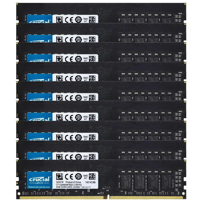 Crucial DDR4 4GB PC4-19200U memoria ram Desktop Memória Ram 2133MHz 2400mhz 2666mhz 3200mhz DIMM 1.2V 8GB 16GB