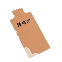 Pochette de boisson personnalisée en forme de bouteille pour gel énergétique au collagène liquide, sachet pour jus de fruits