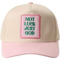 Topi Bisbol Bordir Patch Kustom Warna Pink untuk Pengantin, Topi Snapback Dua Warna Retro untuk Hadiah Tamu Pesta