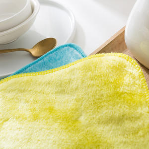 Paño de Limpieza Ecológico de Fibra de Bambú, Diseño de Doble Capa de Iscose y Microfibra, Fuerte Absorción de Agua, Antiadherente al Aceite - Product Image 5