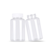Vente flash - Bouteille en plastique PET - Contenant vide pour pilules - Complément alimentaire - Emballage - Logo personnalisé