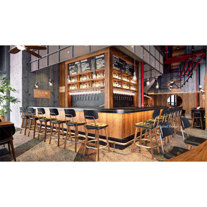Servicio de Diseño de Interiores moderno de lujo italiano, servicio de renderizado 3D, decoración de restaurante, diseño de interiores - Product Image 2