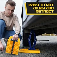 4 pièces de patins de stabilisation pour camping-car, patins de stabilisation pour camping-car, blocs de nivellement pour camping-car avec poignée, blocs de stabilisation pour camping-car pour caravane