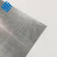 Plaque métallique perforée en acier inoxydable, 2 pièces, épaisseur de 0.5mm
