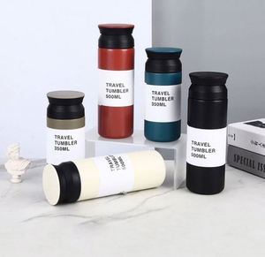 กระติกน้ำสุญญากาศสแตนเลสขนาด 350 มล. และ 500 มล. พร้อมหูจับและฝาปิด - Product Image 6