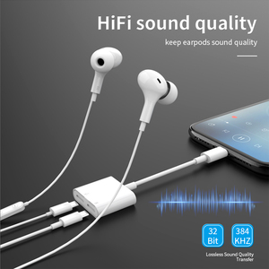 Chất Lượng Tốt 2 Trong 1 <span class=keywords><strong>USB</strong></span> C Sạc Âm Thanh <span class=keywords><strong>Adapter</strong></span> Splitter Loại C Headphone Jack <span class=keywords><strong>Adapter</strong></span> Cho Iphone15 Android Điện Thoại - Product Image 3