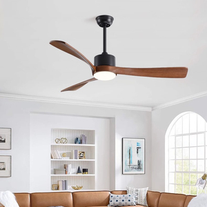 Ventilateur de plafond moderne OEM design 220V Bldc électrique 3 pales en bois industriel grand ventilateur de plafond commercial de grande taille avec lumière - Product Image 4