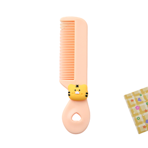 Simpatico cartone animato portatile Mini pettine per i bambini per la frangia e capelli rotti testa rotonda pettine per neonati - Product Image 6