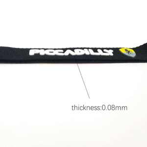 Lanière en nylon longue et épaisse avec impression 3D en <span class=keywords><strong>caoutchouc</strong></span> personnalisée avec logo, vente chaude, écologique, durable, en polyester - Product Image 2