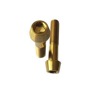 Personalização M10 <span class=keywords><strong>Titanium</strong></span> <span class=keywords><strong>Taper</strong></span> Head <span class=keywords><strong>Bolt</strong></span> <span class=keywords><strong>Titanium</strong></span> Hex <span class=keywords><strong>Socket</strong></span> Head <span class=keywords><strong>Bolt</strong></span> - Product Image 6