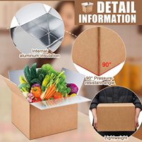 Boîte d'Expédition en Carton Ondulé Personnalisée avec Logo pour Stockage, Emballage Papier, Grand Conteneur de Déménagement pour Chaussures et Aliments