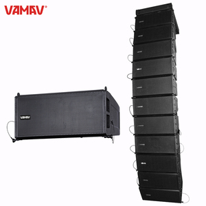 VAMAV Bocinas VXT 206 Doble <span class=keywords><strong>6.5</strong></span> <span class=keywords><strong>Pulgadas</strong></span> 2 canales Altavoz <span class=keywords><strong>de</strong></span> línea lineal compacto sistema <span class=keywords><strong>de</strong></span> <span class=keywords><strong>altavoces</strong></span> profesional con 400W - Product Image 3