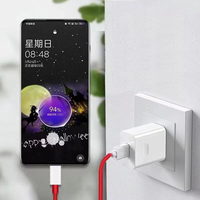 Adaptor daya pengisian daya Cepat 67W kabel USB Tipe C untuk OnePlus SuperVOOC 1 + 9 10 Pro 9R 8T 8