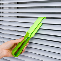 Brosse de nettoyage réutilisable JYM-9996 pour stores, nettoyeur de fentes de stores en plastique pour la nettoyage des aérations de voiture et des rails de persiennes