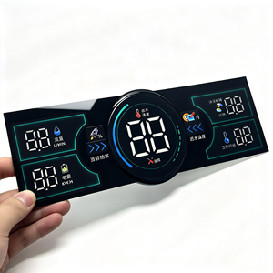 Autocollant d'écran imprimé personnalisé OEM pour panneau de commande de chauffe-eau intelligent à membrane tactile colorée pour animaux de compagnie - Product Image 2