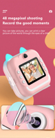 Cámara de Impresión Instantánea para Niños SourcingArk Kidiway, Pantalla de 2 Pulgadas, Impresora Térmica Integrada, Video HD, Gran Angular de 120°, MicroSD, Plástico