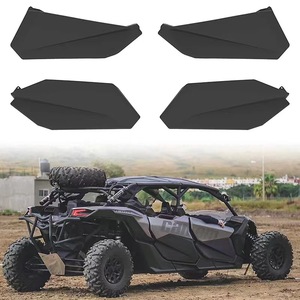 Para Can-Am <span class=keywords><strong>Maverick</strong></span> <span class=keywords><strong>X3</strong></span> MAX X RS Turbo RR 2017-2022 <span class=keywords><strong>2023</strong></span>, Piezas de UTV, Paneles Laterales Delanteros y Traseros Inferiores de 4 Puertas - Product Image 2