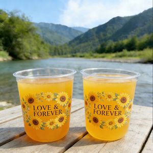 Verre à vin en plastique transparent de 700 ml (20 oz) avec tige amovible, capacité de 180 ml pour l'eau et les fêtes, gobelets en plastique transparent Crest - Product Image 1