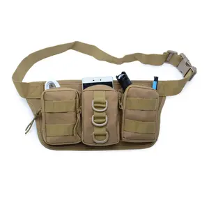 Homens Messenger Bags Outdoor Cintura Saco Multifuncional Sports Chest Bag Para Correr Caminhadas Tactical Fanny Pack Holster