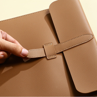 Porte-documents A4 en cuir PU de haute qualité, pochette universelle pour dossiers de bureau, pochette imperméable pour documents