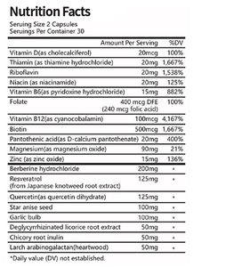 OEMカスタムラベル重量バランスピルカプセルハーバルサプリメントおなかと腸の健康 - Product Image 2