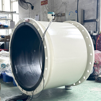 Débitmètre électromagnétique pleine portée haute précision pour liquides pharmaceutiques, eaux usées, eau municipale, faible conductivité