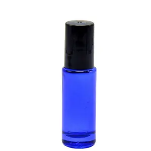 Beauté bleu parfum ou huile essentielle échantillon bouteille