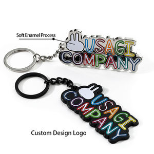 Porte-clés en métal 3D personnalisé en gros avec logo, impression UV, pièce de puzzle tendance, porte-clés lettre, cadeau promotionnel - Product Image 3