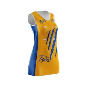 Nouvelle conception de jupes de netball respirantes pour femmes, uniformes personnalisés par sublimation, robe de netball et de <span class=keywords><strong>badminton</strong></span>, vêtements de sport - Product Image 4