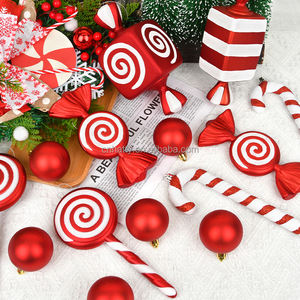 Hatty ลูกบอลพีวีซีคุณภาพสูงประดับต้นคริสมาสต์ลูกบอลสำหรับตกแต่งหน้าต่างร้านค้าสำหรับถ่ายรูป - Product Image 6