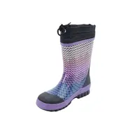 Boots Women Top Quality Customized Printed Ladies Children Waterproof Rubber Boots