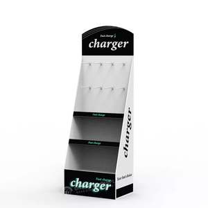 Groothandel Speciale Eco-vriendelijke Op maat gemaakte Draaibare Opvouwbare Bedrukte Promotionele Papieren Rek Telefoonaccessoires Haak Karton - Product Image 2