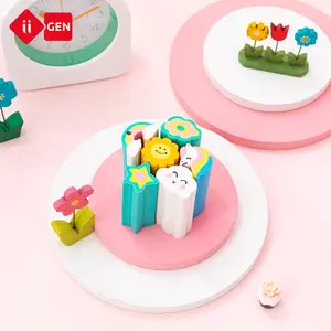 IIGEN Kawaii kesilebilir rüya gökyüzü kurşun kalem silgisi küçük kauçuk çizim aksesuar okul kırtasiye malzemeleri sevimli silgiler