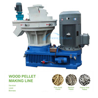 Presse à granulés de sciure de bois, de paille et de balle de riz, machine à granulés de bois à anneau vertical