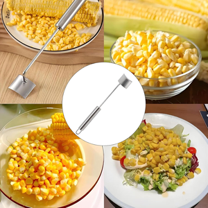 Sbucciatore Manuale per Pannocchie di Mais in Acciaio Inox, Utensile da Cucina Ecologico con Manico - Product Image 3