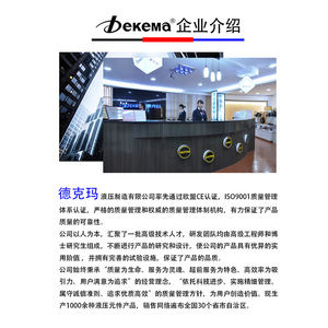 Vente directe d'usine Dekma, pompe à palettes à déplacement fixe à double basse pression série 150T+150T, pompe hydraulique combinée - Product Image 5