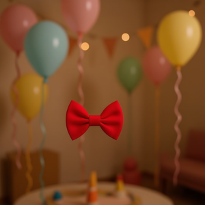 Fermagli per capelli rossi ILAN Bow Ties 3.0x1.5cm per bambini, accessori per feste di compleanno, 8 pezzi - Product Image 3