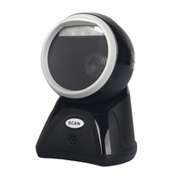 Lecteur de codes-barres 2D de bureau TC-Scanner-S80, lecteur de codes QR 1D 2D, lumière LED rouge, USB HID POS pour système de point de vente de supermarché