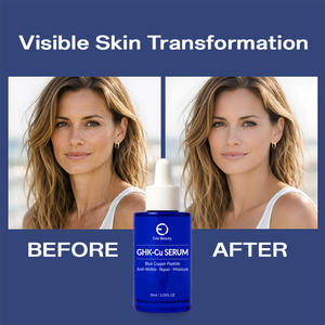 <span class=keywords><strong>Siero</strong></span> Viso 30ml GHK-Cu Peptide di Rame Blu <span class=keywords><strong>Acido</strong></span> <span class=keywords><strong>Ialuronico</strong></span> Antirughe Riparatore Idratante <span class=keywords><strong>Siero</strong></span> per la Cura della Pelle <span class=keywords><strong>Siero</strong></span> ai Peptidi di Rame - Product Image 5