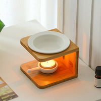 Lampe d'aromathérapie en bambou et porte-bougie brûleur d'encens à design ouvert - Approvisionnement exclusif Chine Commerce transfrontalier