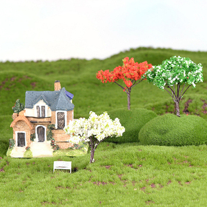 Mini Árboles Florales en Miniatura para Decoración de Paisajes, Adorno de Escritorio con Forma de Árbol en Flor, Manualidades de Plástico, Accesorios para Bricolaje - Product Image 5
