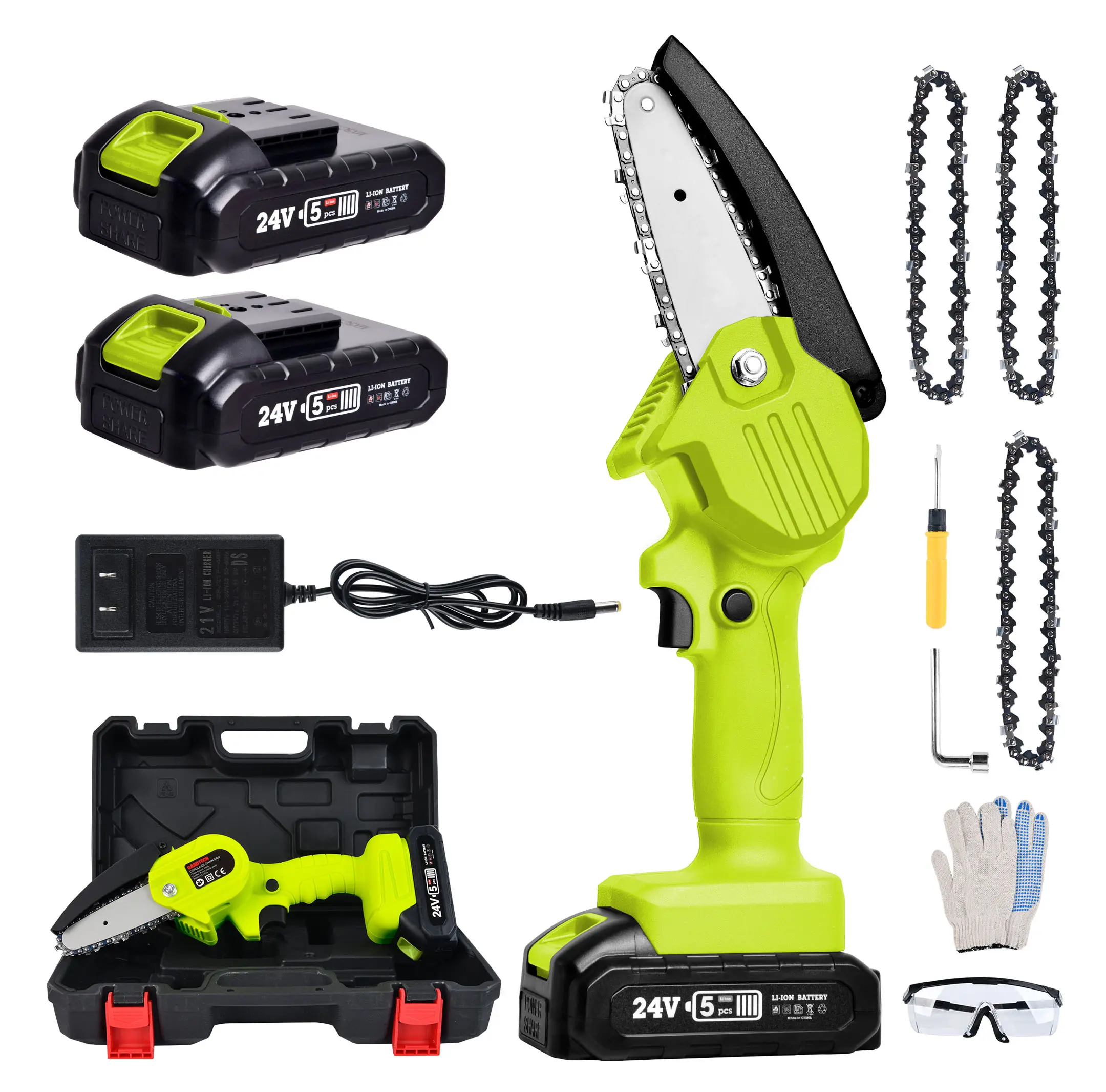 VERTAK 20V battery cheap hand chainsaw price 4 inch mini cordless electric chainsaw battery not included