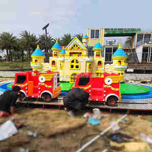 Divertido Recinto Ferial atracción giratoria interior al aire libre pista tren paseo otros productos de <span class=keywords><strong>Parque</strong></span> de Atracciones equipo de lucha contra incendios para la venta - Product Image 4
