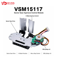 AV Projektör Ekipmanları için Yüksek Hassasiyetli 15mm Mikro Adımlı Step Modülü 5V 12Ω 1000 PPS Bıçak Mekanizması