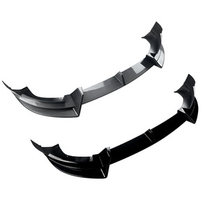 Amp-Z Tesla Model Y Front Bumper Lip 2024 Refresh Matte Black Carbon Fiber Texture Splitter Car Body Kit - Product Image 5