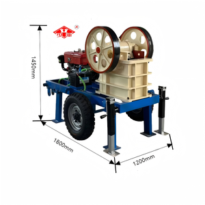 Kleiner Brecher 150x250 200x300 250x400 Backen brecher Kleiner mobiler Backen brecher Wettbewerbs fähiger Preis Bau abfall ziegel anlage - Product Image 2