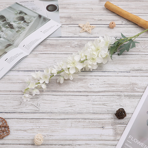 Simulation de fleurs violettes de 86cm, 1 pièce, fleurs artificielles en soie véritable, tactile, pour décoration de mariage, DS002 - Product Image 4