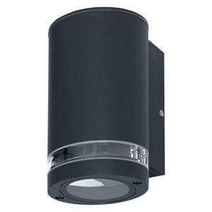 Applique da esterno a LED GU10 IP44 nero, design moderno, ideale per illuminare giardini o ingressi. - Product Image 1