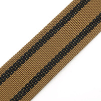 Sangle élastique en polyester-nylon épaissie personnalisable avec bandes antidérapantes, idéale pour l'équipement de camping en plein air.